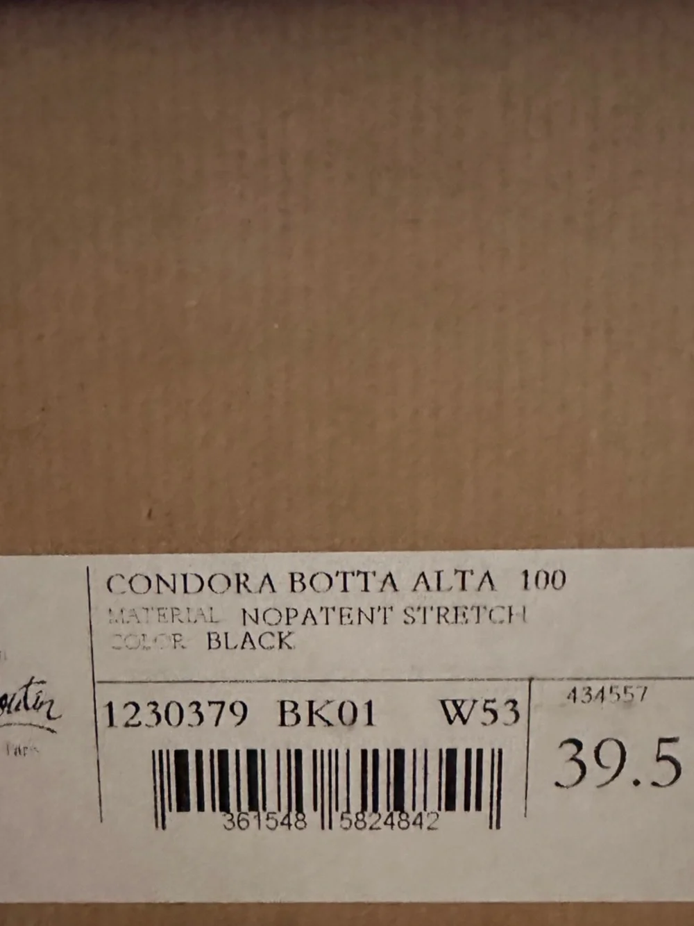 Christian Louboutin CONDORA BOTTA ALTA 100 over the knee boots RETAIL 2995